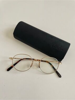 Everambr (formerly Ambr Eyewear) Blue Light Blocking Glasses, Gold Round Frames